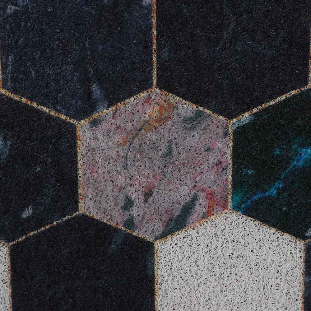 Коврик вырезной тм VETTA Соты, 80х120см, 2 дизайна - #4