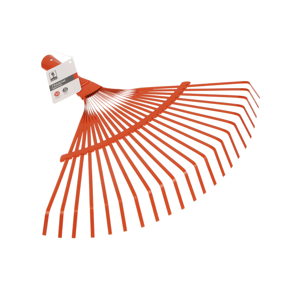 INBLOOM Грабли веерные, 22 зуба, 35х38см, окрашенная сталь - #5