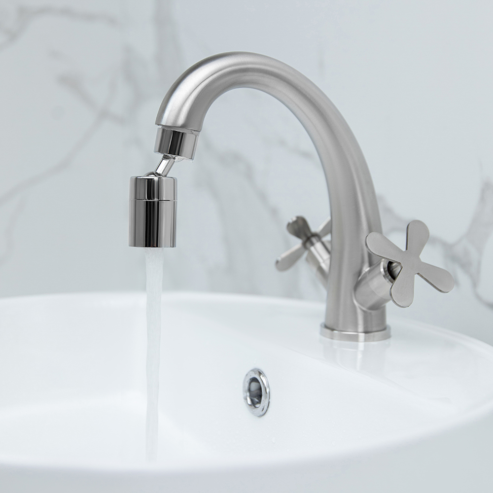 Аэратор-насадка для смесителя универсальная, режим душ, вращение по осям тип1 - #8