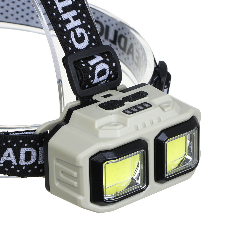 Фонарь налобный тм ЕРМАК,съемный аккумулятор,2СОВ,4 режима,1200мАч,Type C,красный свет,85х51х51 мм - #7