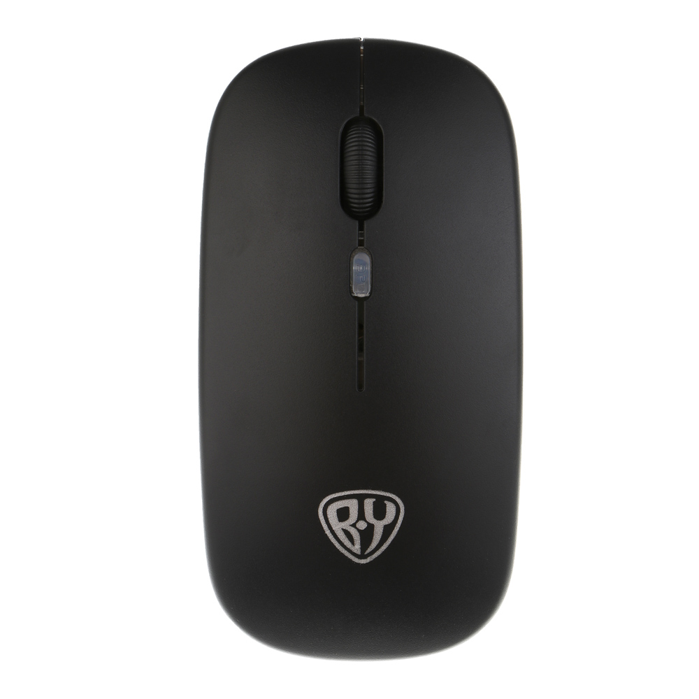 Компьютерная мышь беспроводная BY Clixy,4D,тихий клик, 800-1600DPI, 2.4GHz, Bt, 300мАч, чёрный - #1