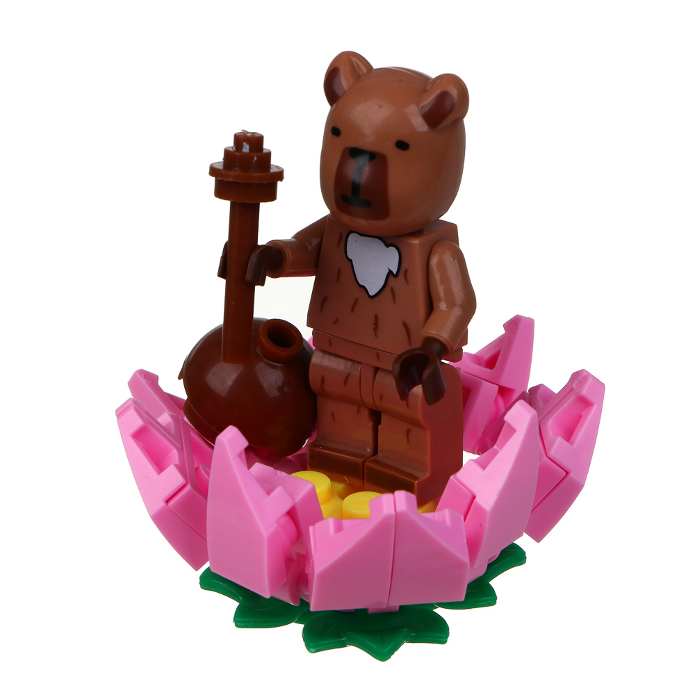 ИГРОЛЕНД Конструктор "Мир Капибарчиков", 14,5х4х9,5 см, ABS, 6 видов - #7