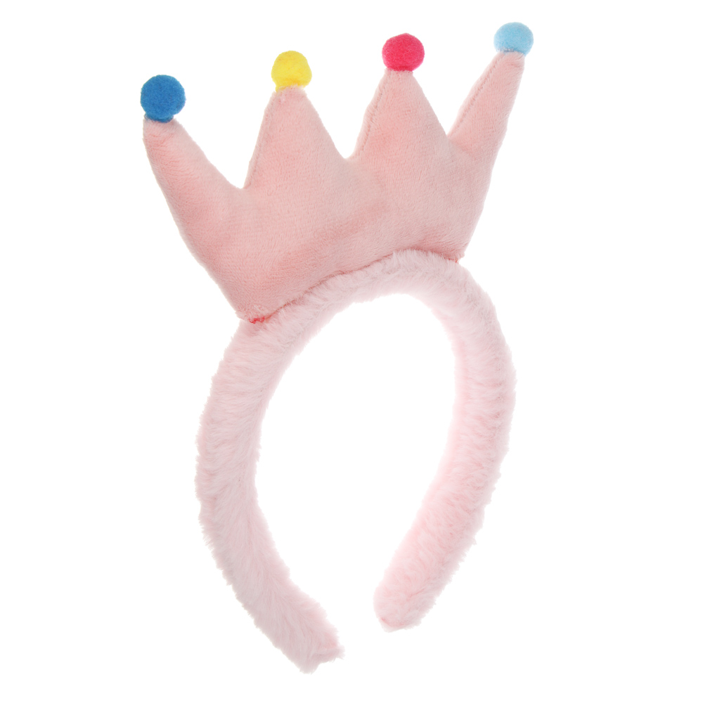 Ободок, 12,5 см, полиэстер, пластик, 5 дизайнов - #3