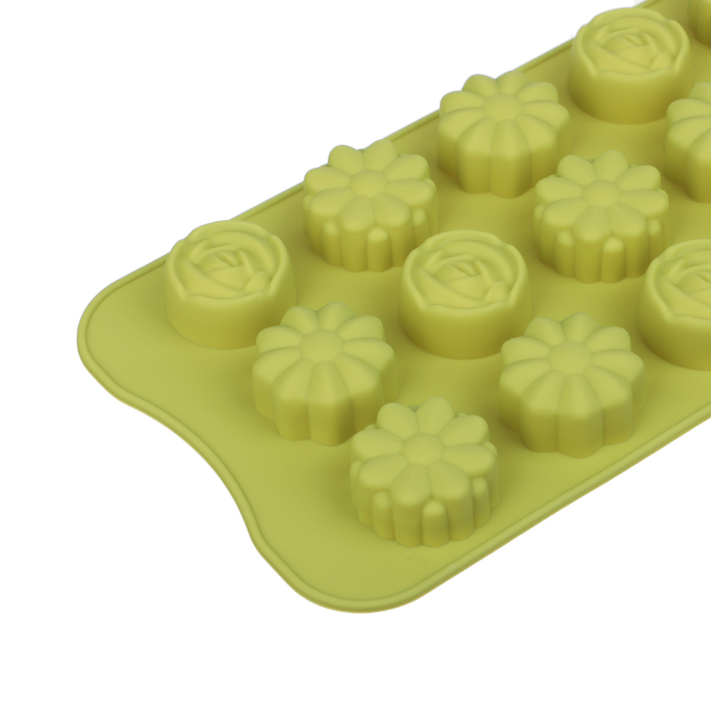 VETTA Форма силиконовая для шоколада и льда 15 ячеек, 21x10x1,6см "Шоколадка", 3 цвета - #3