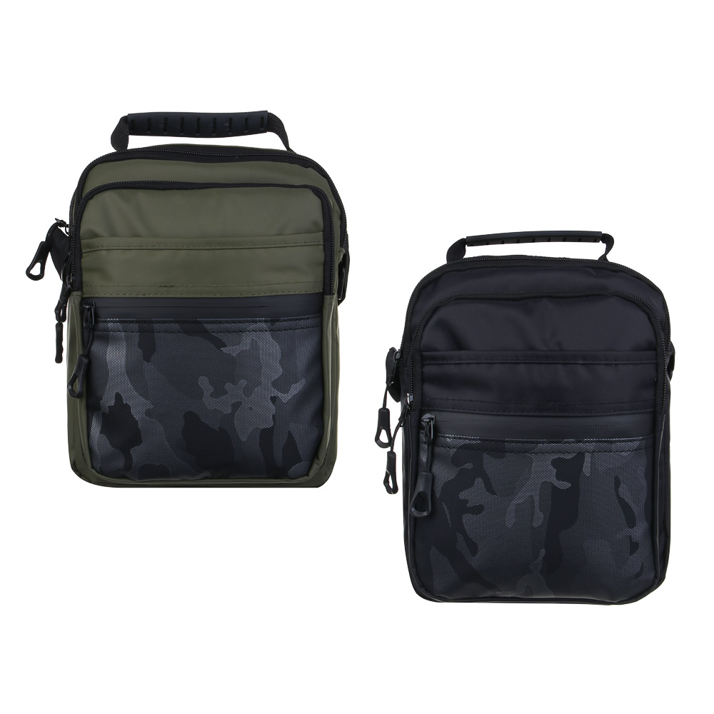 Сумка мужская из водооталкивающей ткани, 6 отделений тм ЮL Фьючер, ПЭ, 24х20х10см, 2 цвета, КЖС24-01 - #1