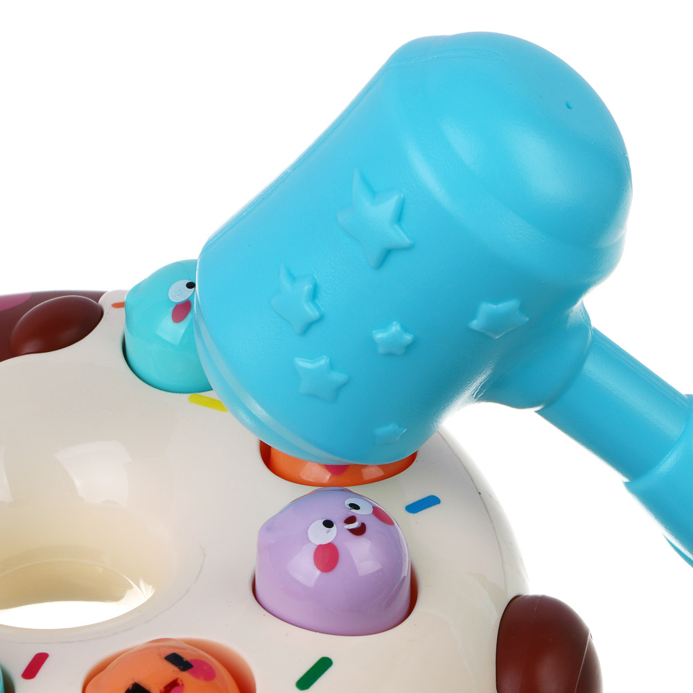 Развивающая игрушка сортер "Пончик", ABS, 22х5,5х15см, 2 диза - #7