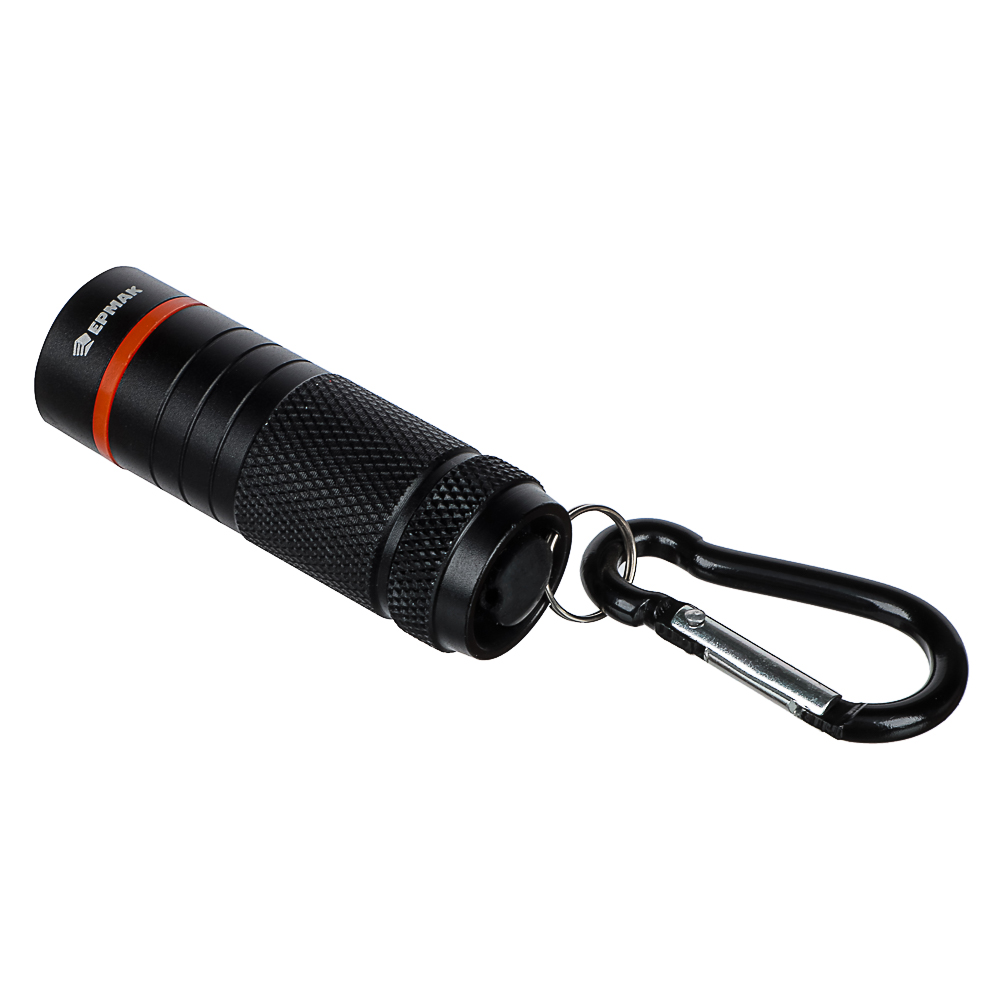ЕРМАК Фонарик на карабине, 1 LED, 4хLR44, 5,5x2см - #2