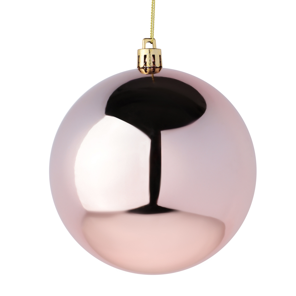 СНОУ БУМ Шар 10см пластик, розовый, 26-243 - #1