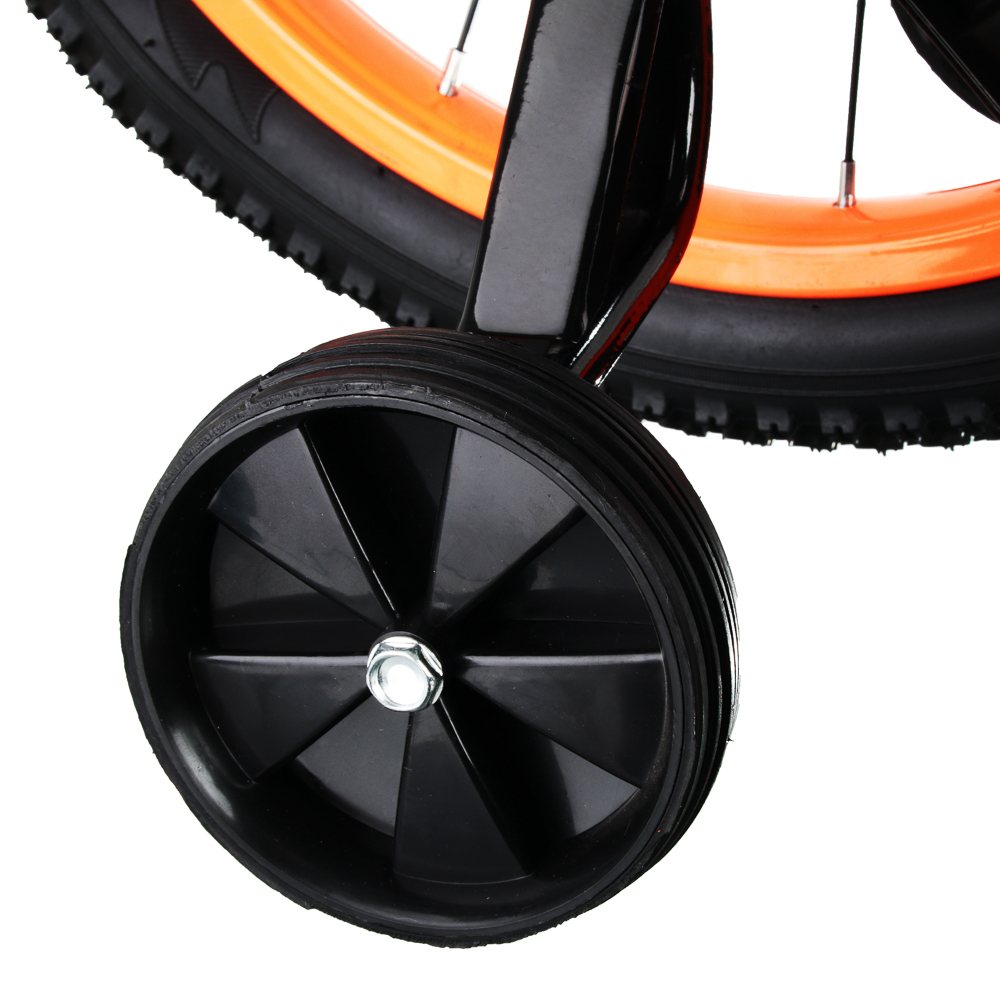 Велосипед детский двухколесный Slider 16", черно-оранжевый - #9