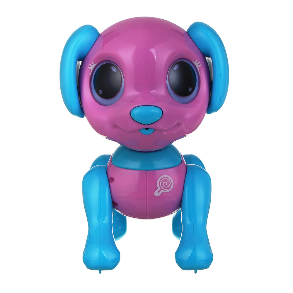 ИГРОЛЕНД Игрушка интерактивная робот-питомец, движ., звук,свет, 3ААА, ABS, 20х20х12см, 3 дизайна - #6
