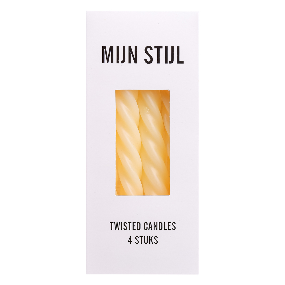 Набор свечей 4 шт винт средний, парафин, 19,6х8х2,3 см - #4