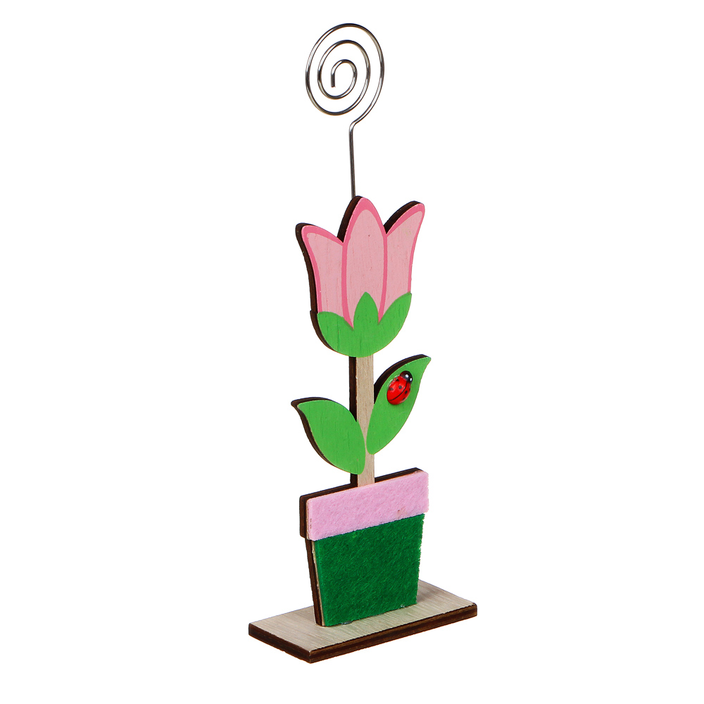 INBLOOM Декор садовый Тюльпаны 21,5 см, МДФ, 3 дизайна - #2