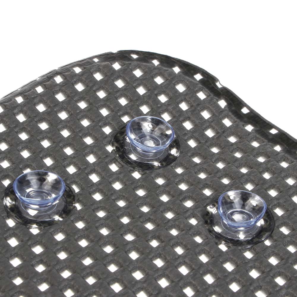 Коврик противоскользящий тм VETTA Lense, 91x43см, ПВХ 100%, серый - #7