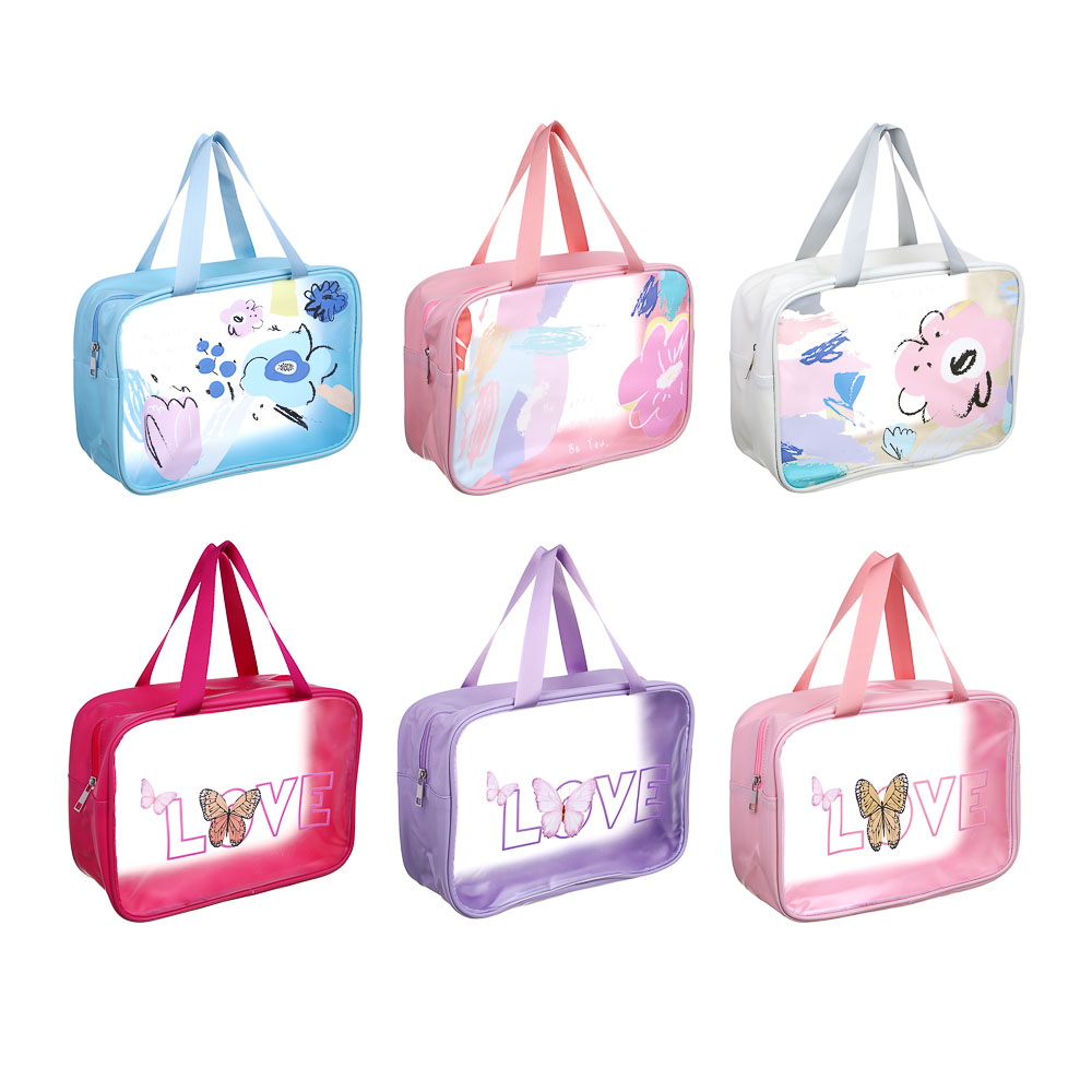 Косметичка сумка с двумя ручками тм ЮL, ПВХ, 31х21х11см, 2 дизайна - #1