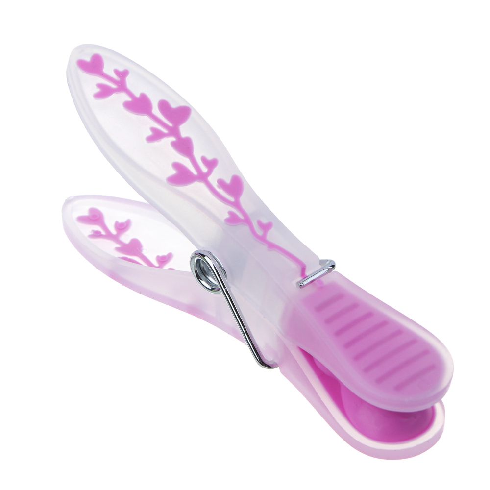 Набор прищепок тм VETTA Цветы, пластик, 2 цвета, 12шт - #2