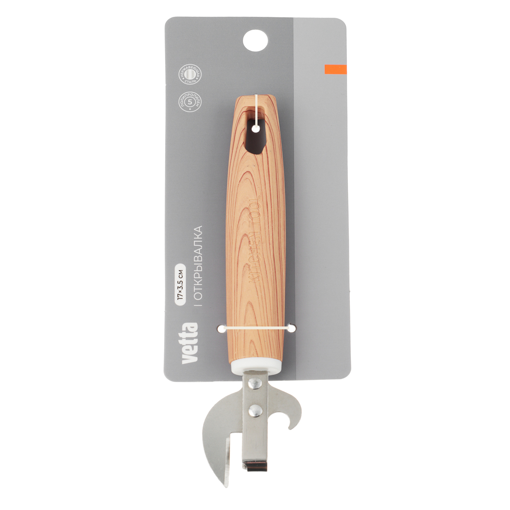 VETTA Стем Открывалка, 17x3,5см, нерж.сталь, полипропилен - #5