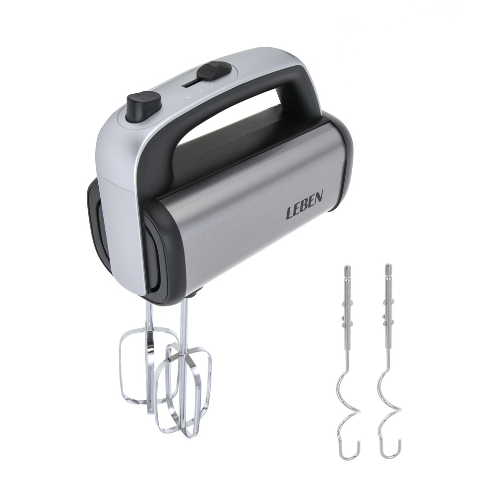 LEBEN Миксер электрический 1000 Вт, 5 скоростей, корпус металл - #1