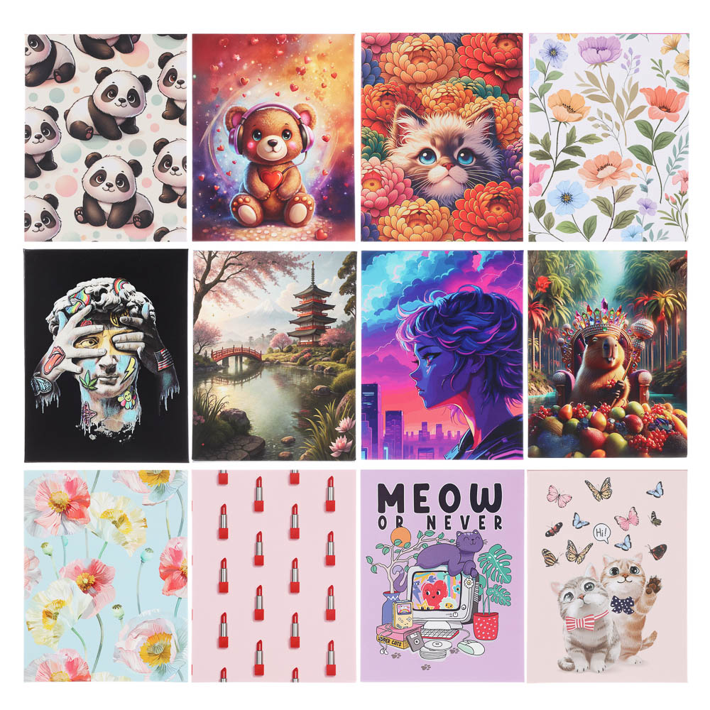 ЮНИLOOK Зеркало настольное, трансформер, картон, 13,5x17,2см, 12 цветов - #1