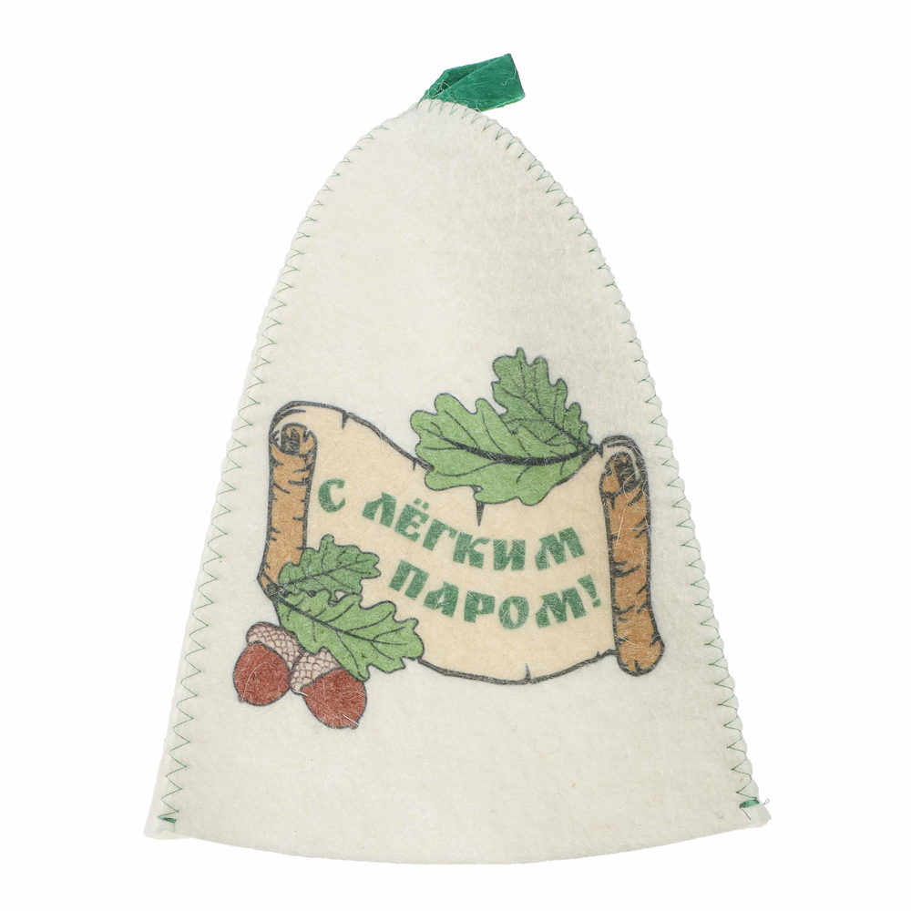 Шапка банная с принтом Амонд в асс., войлок - #6