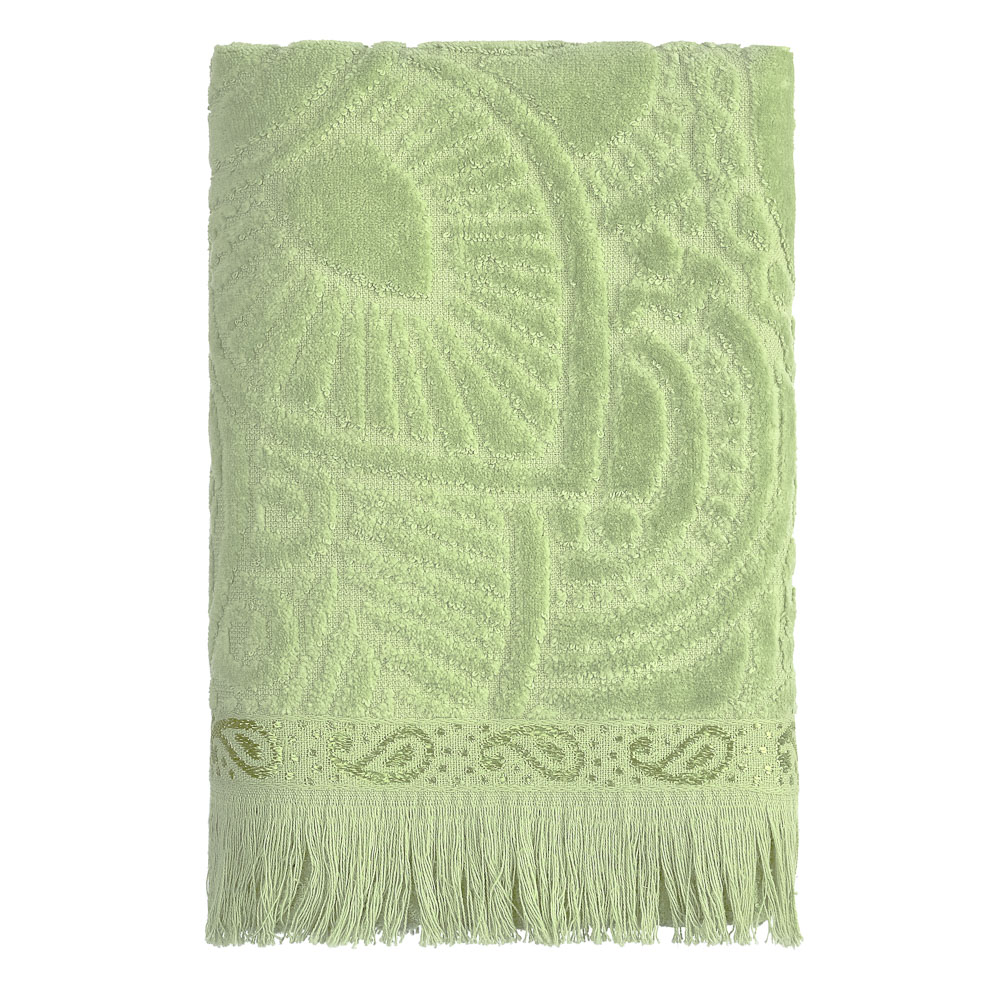 PROVANCE Эвкалипт Полотенце махровое, 100% хлопок, 50х90см, 450гр/м, зеленый - #8