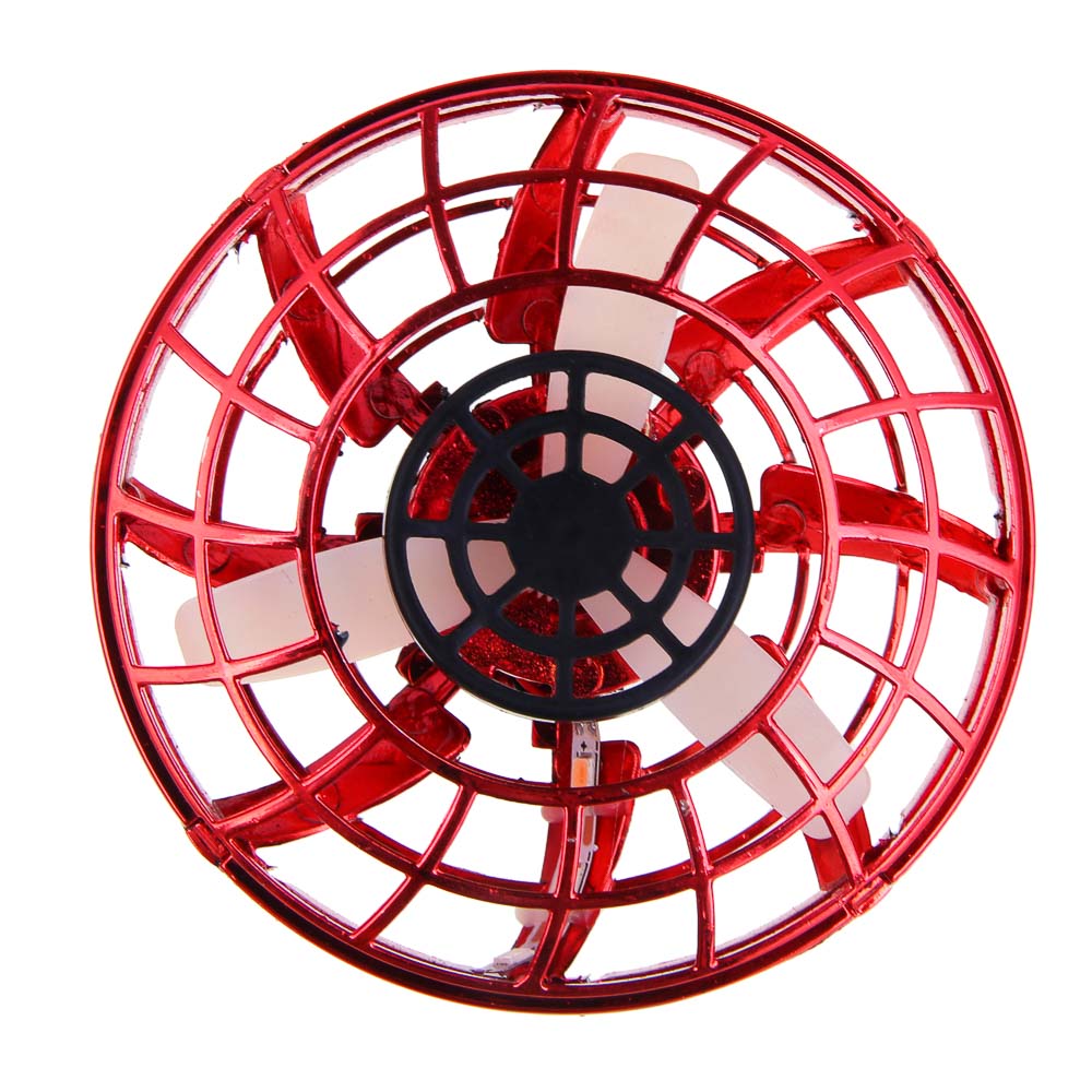 ИГРОЛЕНД Игрушка "Летающая тарелка", 11,5х11,5х5 см, свет, USB, 90 mAh, 3.7V, ABS, 4 дизайна - #6