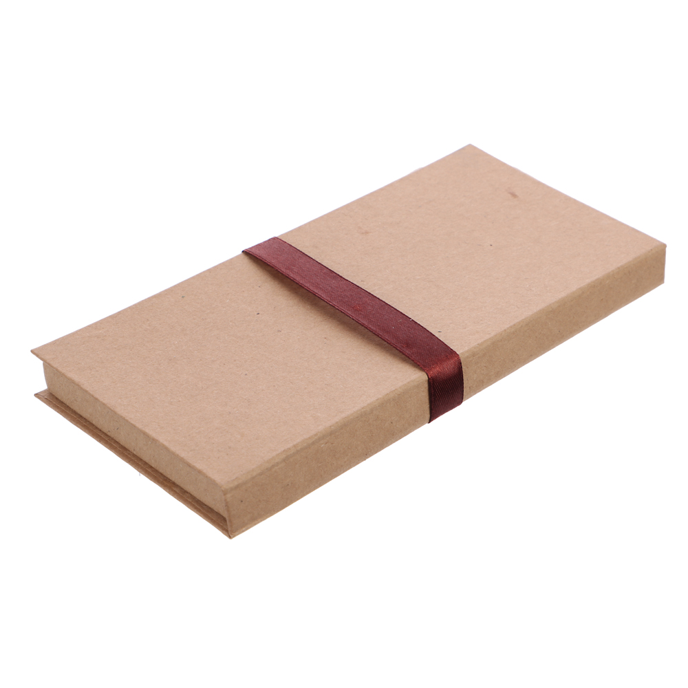 Подарочная коробка ДЛЯ ДЕНЕГ с бантом, крафт бумага, 172х83х16мм - #5