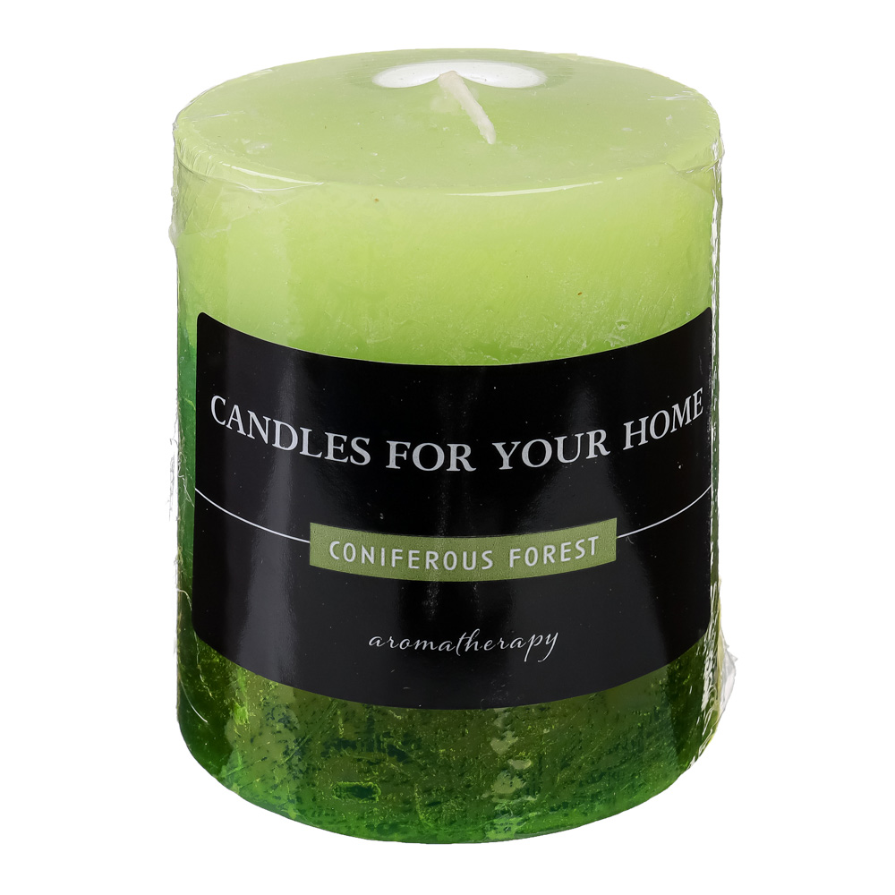 Свеча ароматическая рустик 6 цветов, парафин, высота 7,5 см, диаметр 6 см - #2