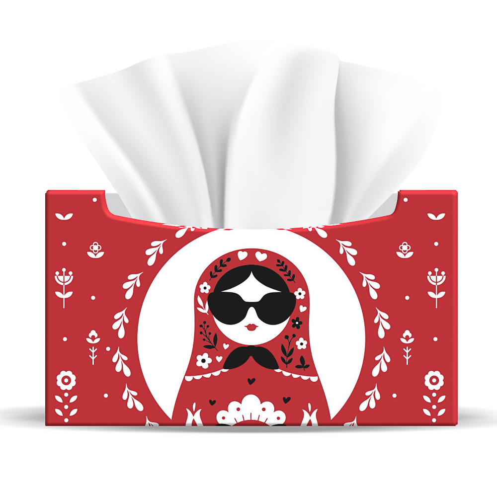 Салфетки универсальные бумажные GrandPero двухслойные, 4 дизайна, 100л - #12