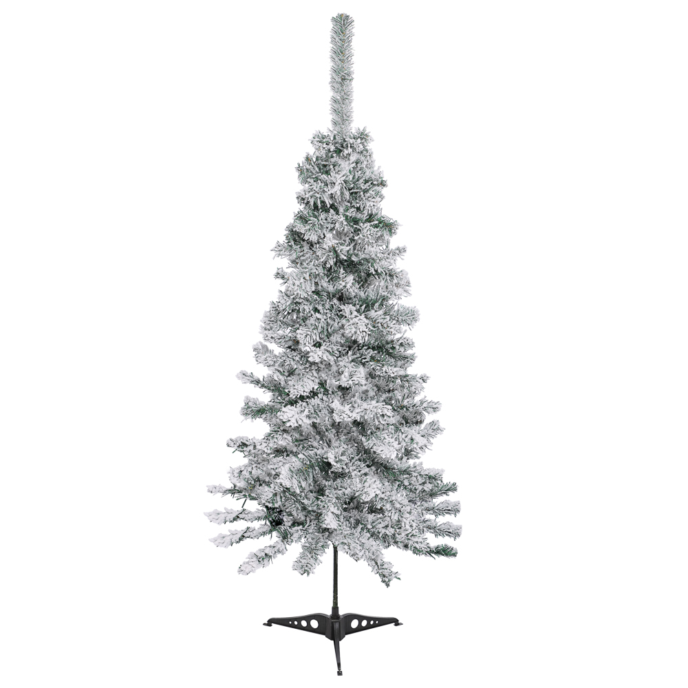 Ель 120 см, 100 веток, снежная, флокирование, ПВХ, 26-18 - #1