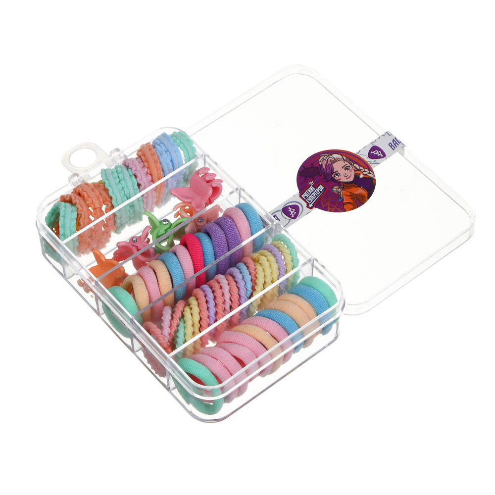 Набор детских аксессуаров для волос BY Русские супергерои: резинки и крабики, разноцветные - #3