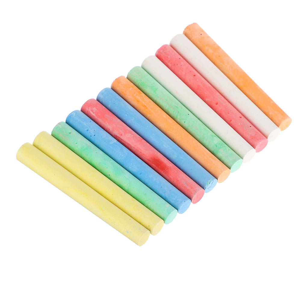 Мелки школьные 6цв. ClipStudio 12 шт в картонной коробке с подвесом - #2