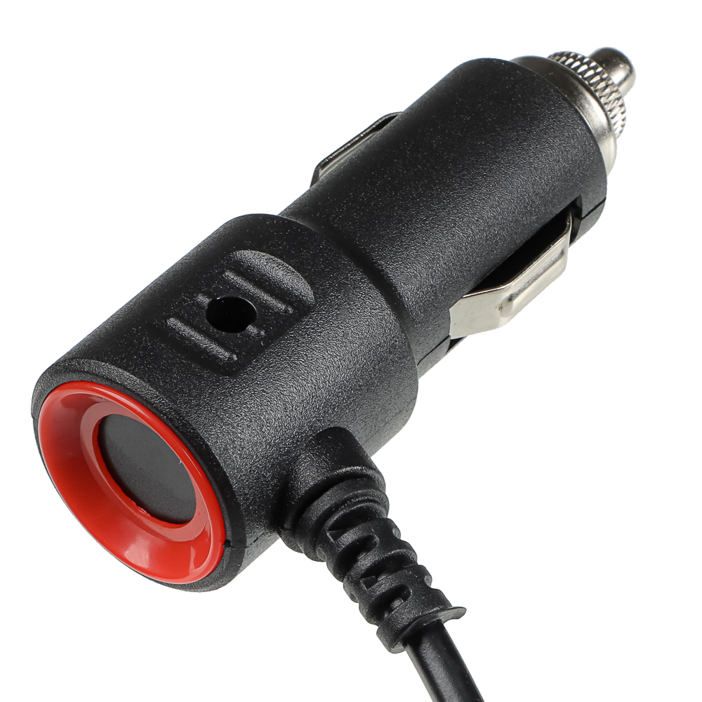 ЕРМАК Разветвитель прикуривателя, 3 выхода +1 USB, 60 W, 2.1А,12/24В, пластик - #5