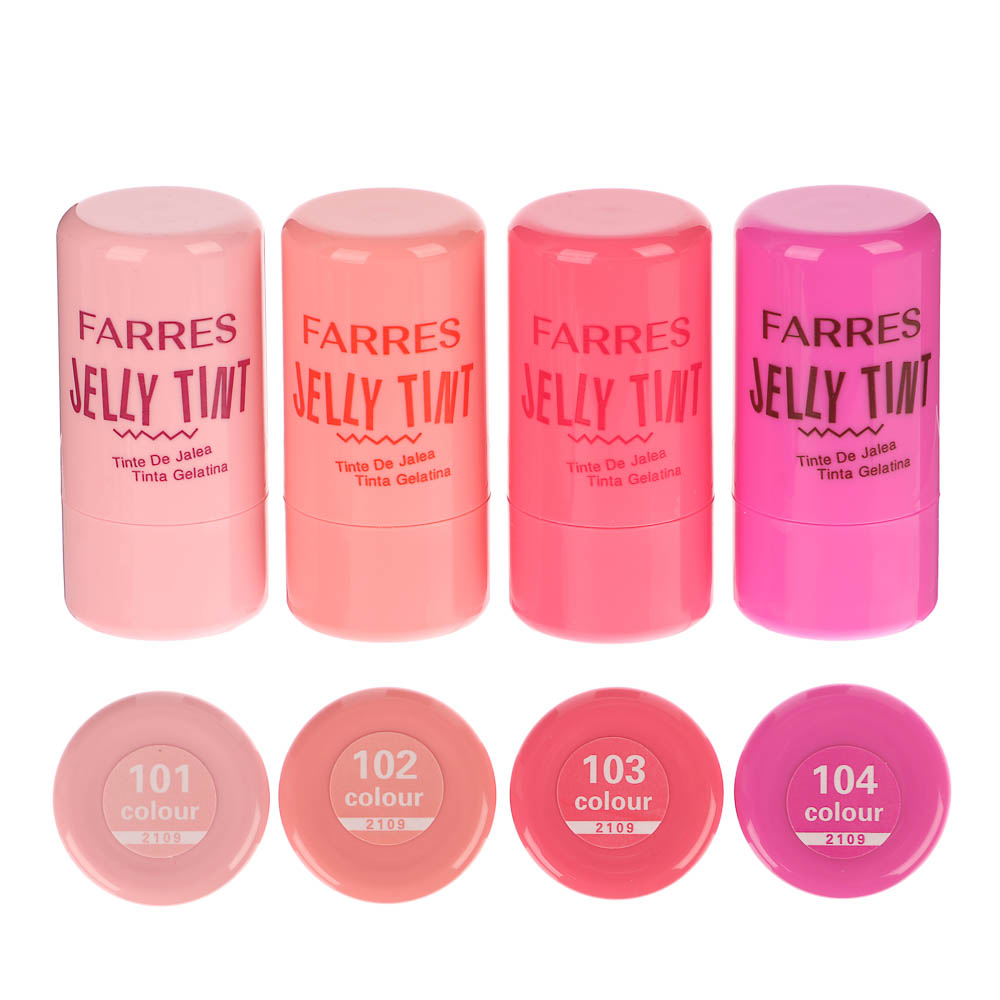 Румяна-желе в стике Jelly Tint 3 в 1 тм Farres 6 г - #1