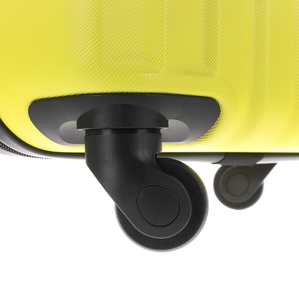 Комплект из 2 чемоданов S+М, ABS пластик, 67х43х26 см, желтый - #8