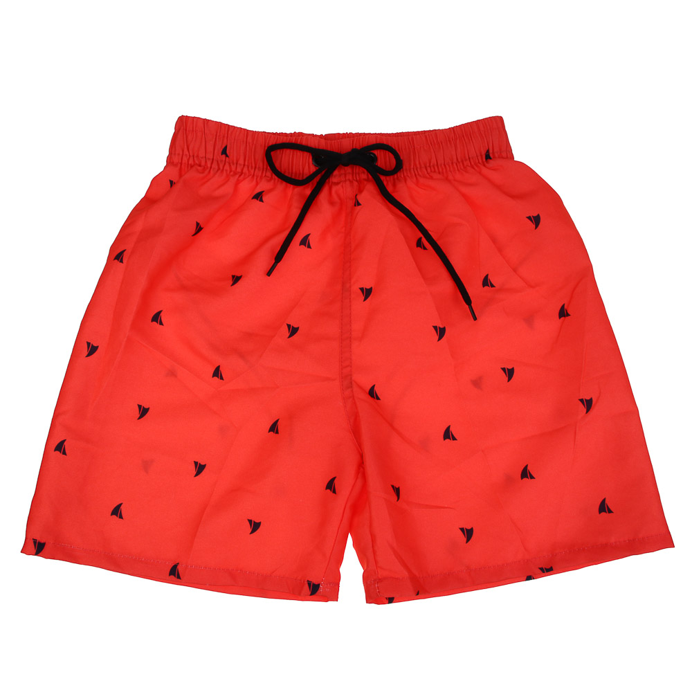 GALANTE Шорты купальные для мальчиков, 100% полиэстер, р. 98-104, цв.красный - #1