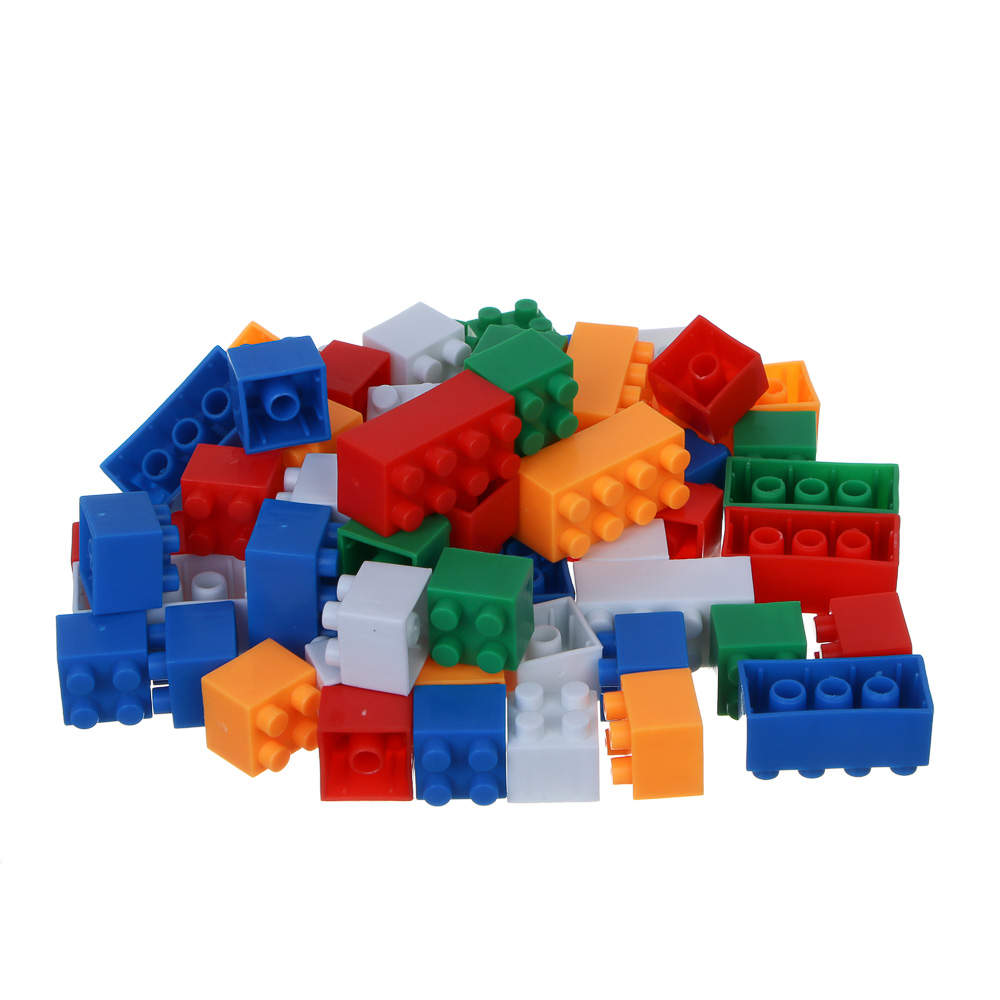 ИГРОЛЕНД Конструктор с сортером "Крупные детали", 60 деталей, РР, 14х14х13см, 2 дизайна - #3