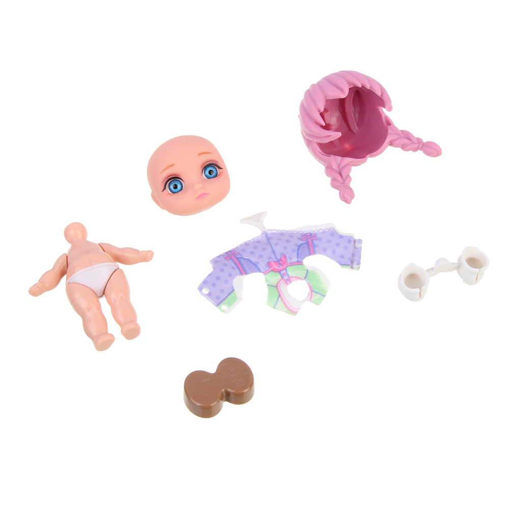 ИГРОЛЕНД Кукла-сюрприз "Лулу" коллекционная, 8 см, PVC, ABS, 14х4х14 см, 6 дизайнов - #5