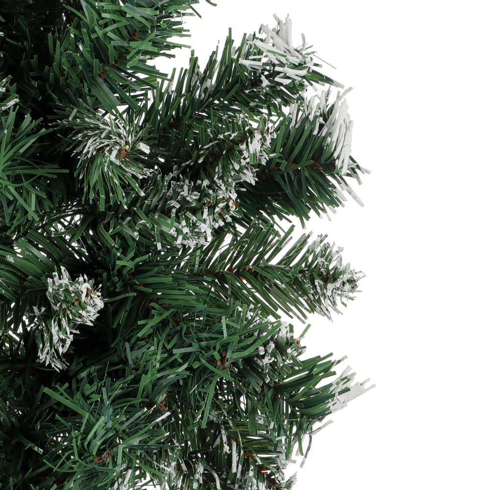 СНОУ БУМ Венок с заснеженными кончиками 40 см ПВХ, 26-87 - #2