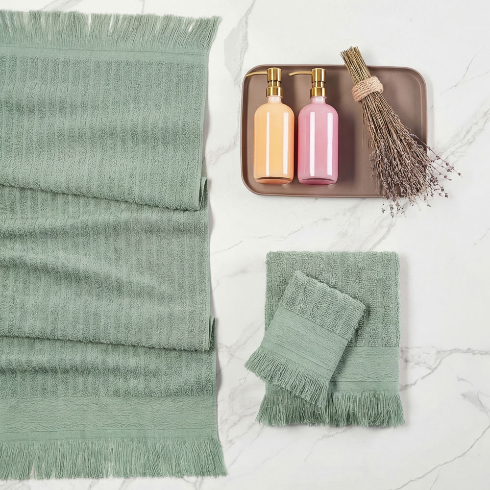 PROVANCE Ботаника Комплект полотенец махровых, 400г/м, 100% хлопок, 30х50, 50х90, 70х130, 6 цветов - #9