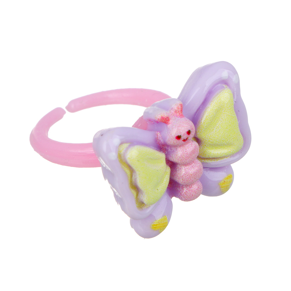 Набор детской бижутерии BY Русские супергерои: браслет, кольцо, крабики 2шт, клипсы, 3 дизайна - #5