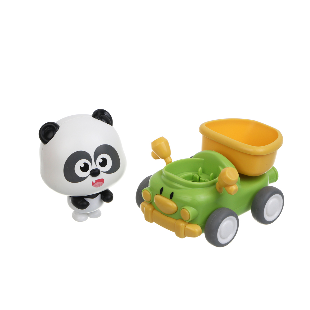 Игрушка для малышей в виде животных ИГРОЛЕНД  "Зверятки", ABS, 11,5х9х9,5см, 4 дизайна - #7