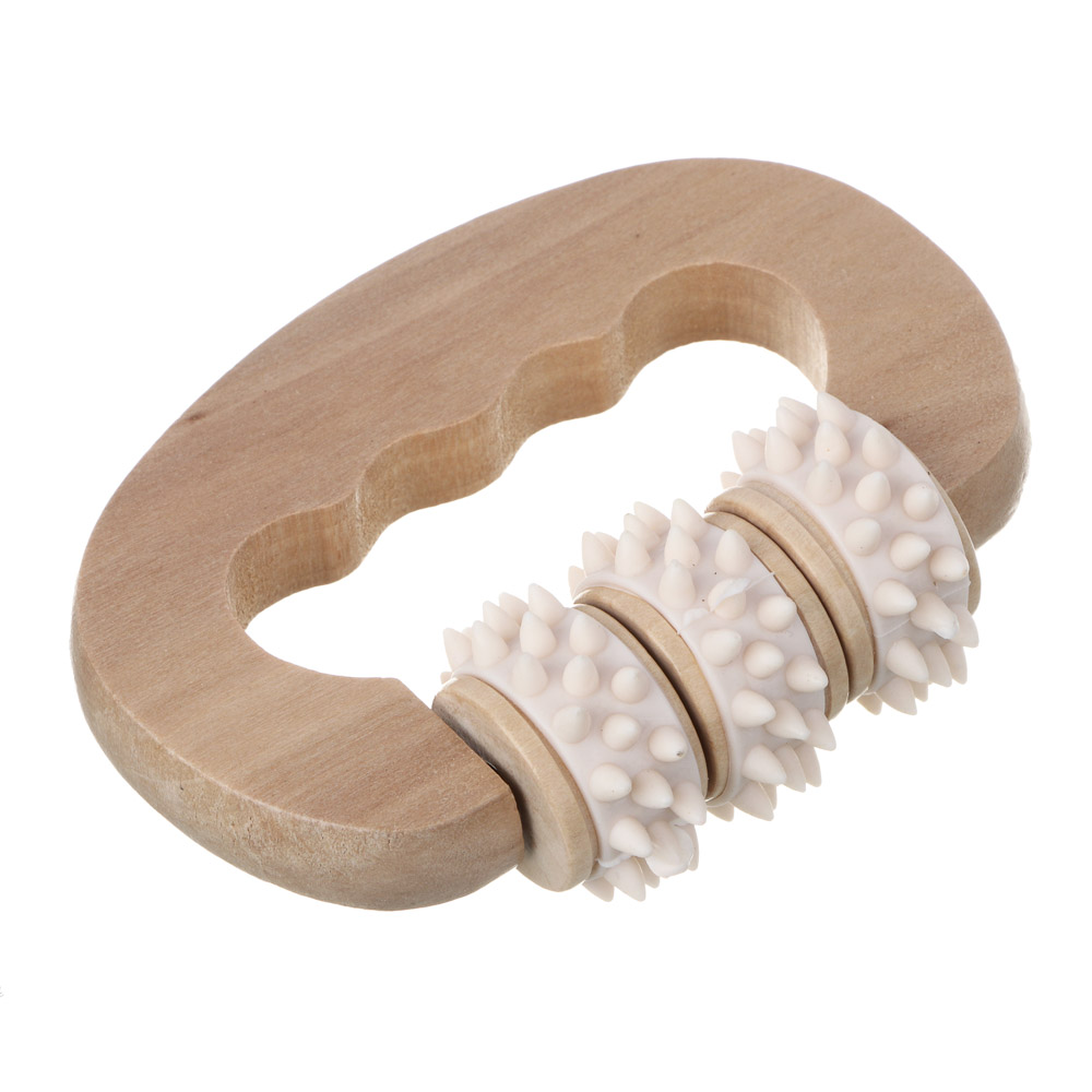 SILAPRO Max Массажный роллер 11х8х3.5см, дерево, PVC - #1