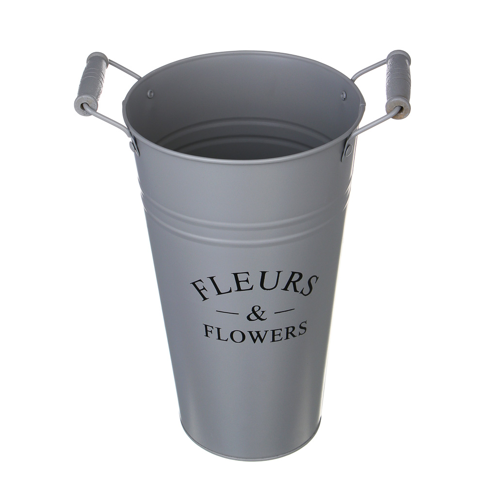 Кашпо для цветов, 15,5х22х27,5 см, металл - #3