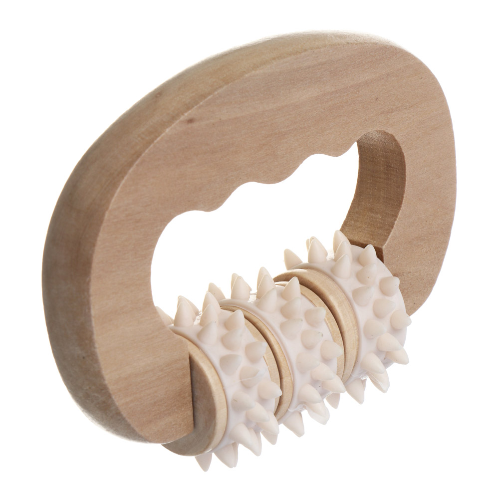 SILAPRO Max Массажный роллер 11х8х3.5см, дерево, PVC - #2