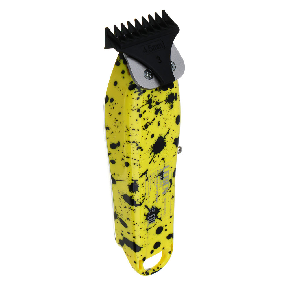 LEBEN Машинка для стрижки, 800 мА/ч, 2,5 часа работы, дисплей, прозрачный корпус - #6