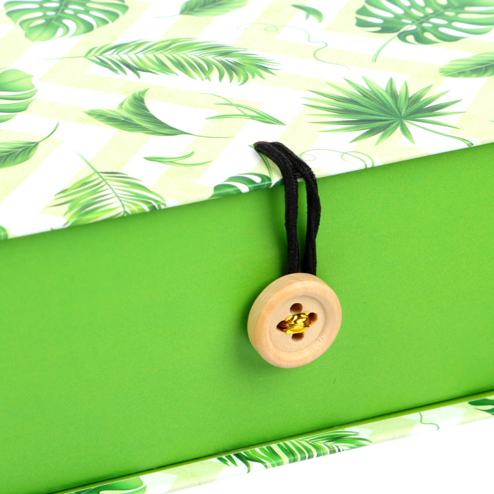 Коробка-книга "Листья" 120х180х50 см, КК-8310, бумага - #3