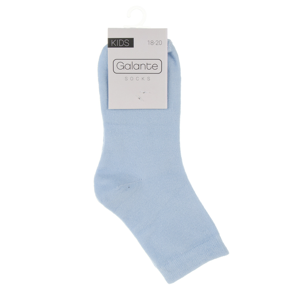 GALANTE Носки детские, р.18-20, 80% хлопок, 15% полиэстер, 5% спандекс, цвета в ас-те, #39 - #3