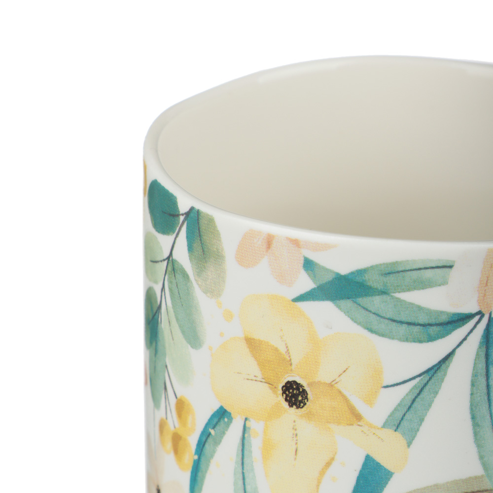 Кружка тм MILLIMI Весна, 380мл, фарфор, 4 дизайна - #3