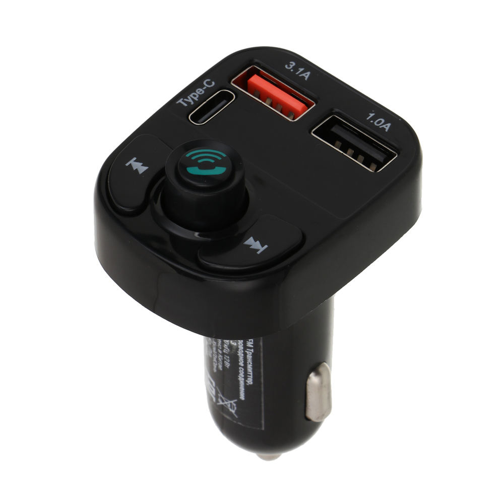 NG Трансмиттер FM, беспроводное BT соединение, USB-A, USB-C, быстрая зарядка QC, PD - #2