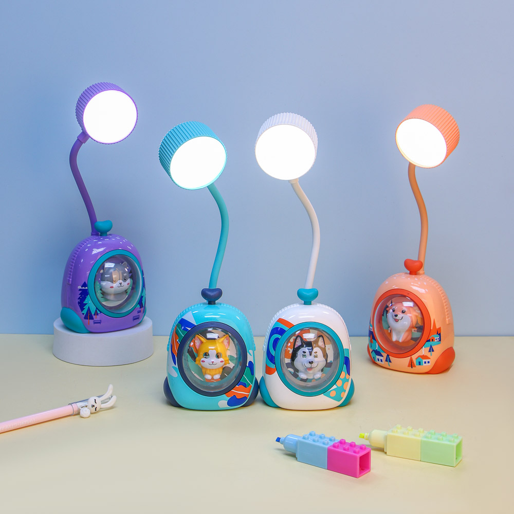 Светильник LED в форме зверушки в домике, ABS, РР, PS, 8,5х6,5х27,5см, USB, 4 дизайна - #9